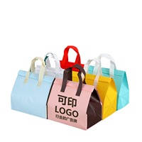 Sac isotherme non tissé personnalisé avec logo imprimé et doublure en aluminium pour la livraison de nourriture