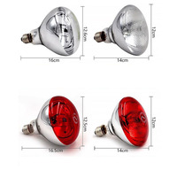 Lot de lampes chauffantes 100W/150W/170W/250W/275W pour volailles et porcelets, ampoule infrarouge à douille céramique pour élevage