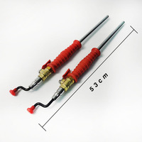 Extended Edition Heavy Duty Tire Locking Air Chuck for Truck Car Tire Air Inflator Gauge Air Compressor