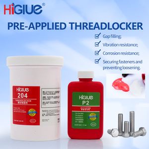 OEM pre-áp dụng threadlocker giải pháp nước-cơ sở DIR 204 buộc Chất bịt kín màu xanh đỏ kỵ khí dính với độ bám dính tốt - Product Image 4