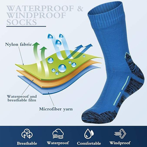 PA 2026 Calzini Sportivi da Trekking Unisex di Alta Qualità, Personalizzabili, Impermeabili, in Maglia, Stile Caviglia, per Autunno - Product Image 4