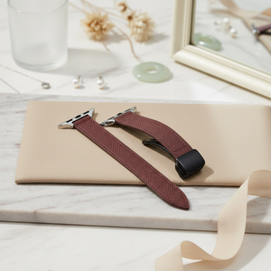 Correas de Cuero Italiano Saffiano de Lujo de 42 mm y 46 mm para Reloj <span class=keywords><strong>Apple</strong></span> Serie 10 con Hebilla Magnética - Product Image 4