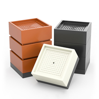 Lot de 4 élévateurs de lit, élévateurs de meubles robustes de 2, 3 ou 4 pouces de hauteur, blocs de levage pour lit, bureau, canapé