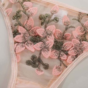 Reggiseno e Mutandine Sexy in Pizzo Trasparente Stile Francese, Biancheria Intima Femminile Seducente - Product Image 2