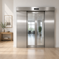 Porte sectionnelle automatique en acier inoxydable, résistante au feu 3 heures, pour entrepôt industriel, taille et couleur personnalisées, OEM |   Direct