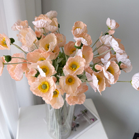 Papillons artificiels réalistes au toucher naturel pour la décoration, fausses fleurs pour les arrangements floraux de mariage