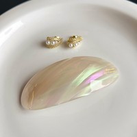 Barrette à cheveux vintage en acétate, pince latérale de luxe pour femme, accessoires pour cheveux