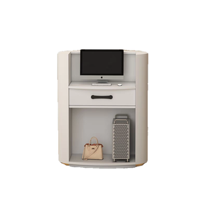 Mostrador Pequeño de Diseño Moderno para Barbería, Salón, Centro Comercial, Minibar, Uso como Caja para Manicura con Luces, Popular para Tiendas de Ropa - Product Image 2