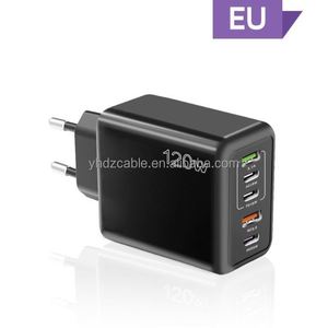 PD25W Fast Charging Travel Charging Head New Multi-port 3PD+2USB Dual-Port 5V/2.4A <b>Adapter</b> for Mobile Phone Type-<b>C</b> Charger - Product Image 3