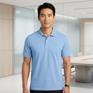 Designer Embroidered Solid Anti-Wrinkle Knitted Slim Fit Casual <b>Shirt</b> Men Luxury Custom Size Color 100% Cotton Pocket <b>Shirt</b> - Product Image 5