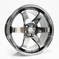 Velg Krom Mewah Ringan Laris Manis Custom 18 5x114.3 Deep Concave Forged Alloy Wheel Rim 5x120 5x100 untuk Subaru WRX GTR
