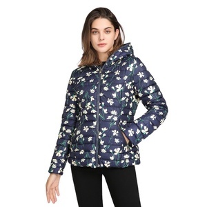 Manteau d'hiver double face pour <span class=keywords><strong>femme</strong></span>, à <span class=keywords><strong>capuche</strong></span>, léger, personnalisé, grande taille, - Product Image 2