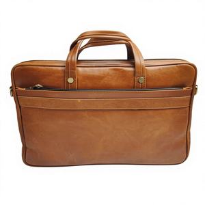 Bolso Moderno y Elegante para Portátil de Cuero Genuino, Múltiples Compartimentos, Puerto USB, Ecológico, Gran Capacidad, para Oficina y Viajes, India - Product Image 1