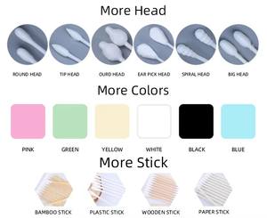 OEM personnalisé bébé soins cotons-tiges cotons-tiges double têtes forme de <span class=keywords><strong>gourde</strong></span> pour bébé enfants nouveau-né facile à utiliser - Product Image 2