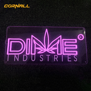 Enseignes électroniques en acrylique 3D avec logo, effet ondulé, effet <span class=keywords><strong>flamme</strong></span>, enseigne lumineuse personnalisée au néon pour les entreprises et les bars - Product Image 4