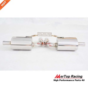 Mertop race Pors ** e 986 <span class=keywords><strong>Boxster</strong></span> & S 2.5L 2.7L 3.2L 1997-2004 prestazioni impianto di scarico catback - Product Image 3