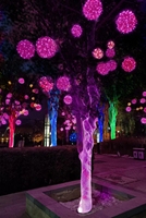 KEPUAI Faible MOQ 0,75 mm IP65 Lumière en fibre optique LED en maille Un mètre pour l'éclairage des arbres en extérieur