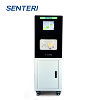 Fresadora de Cinco Ejes para Laboratorio Dental SENTERI 5X-CG-PRO, para Fresado en Seco y Húmedo, con Discos de Zirconia, Vitrocerámica y Aleación de Titanio