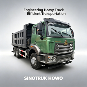 Camion benne d'occasion Sinotruk HOWO NX 6x4 10 roues à châssis large avec options de pneus tout-terrain pour routes minières spécifiques - Product Image 6