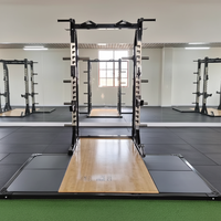 Plataforma de Entrenamiento de Fuerza con Soporte para Sentadillas de Acero Inoxidable para Gimnasio, Equipo de Gimnasio Comercial