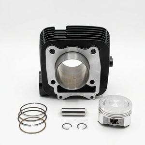 Kit de bloc-cylindre de moteur de moto TVS Apache RTR 180 de haute qualité, taille standard 62,50 mm, avec jeu de segments de piston standard OEM - Product Image 2