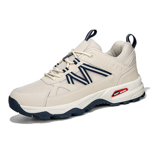 Chaussures de randonnée pour hommes, dessus en mesh, semelle extérieure en caoutchouc, semelle intermédiaire respirante en EVA, bout rond, toutes saisons, randonnée en plein air, trekking, décontractées - Product Image 2