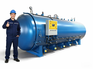 Vulcanisateur <span class=keywords><strong>automatique</strong></span> Holsten à grand diamètre pour tuyaux en caoutchouc, autoclave pour forage pétrolier et recyclage <span class=keywords><strong>de</strong></span> pneus, haute sécurité - Product Image 4