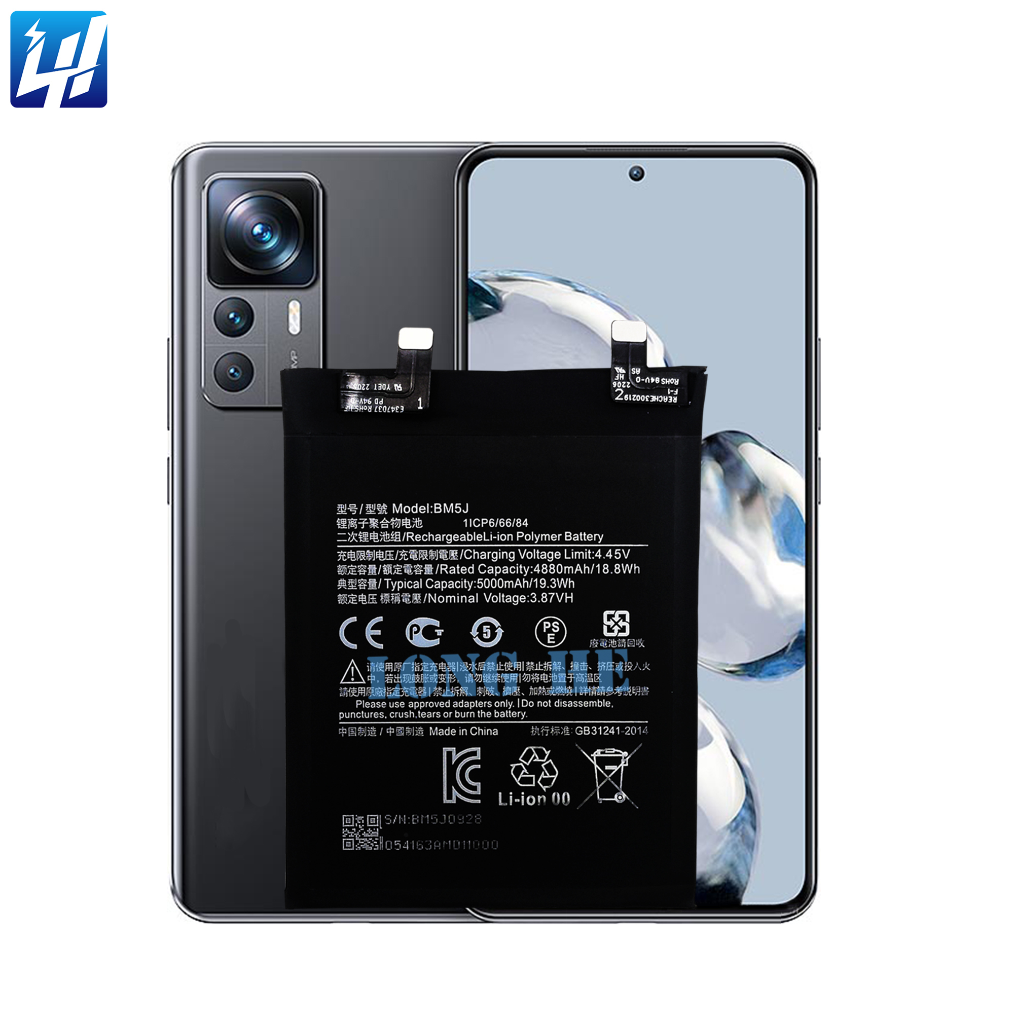 Original Battery XIAOMI MI 12T Pro BM5J 5000mAh Re... – Grandado