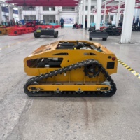 Tondeuse robotisée automatique télécommandée 1000 mm, faible consommation de carburant, entretien facile pour la défrichement des vergers, des montagnes, des forêts et des pentes