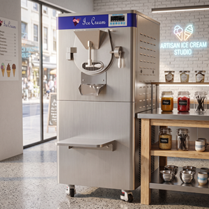 Congélateur vertical professionnel <span class=keywords><strong>pour</strong></span> glaces, sorbets <span class=keywords><strong>et</strong></span> yaourts glacés, idéal <span class=keywords><strong>pour</strong></span> les commerces de desserts - Product Image 1