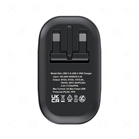 Adaptor Charger Dinding Cepat Dual Type-C 35W PD QC 3.0 untuk iPhone Samsung