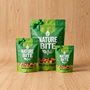 Tùy chỉnh in thực phẩm Ziplock đứng lên bao bì thực phẩm cấp Mylar Túi miếng vải hình tam giác Túi khô trái cây đóng gói túi nhựa - Product Image 6