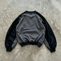Sweat-shirt pour homme en coton 100% tricoté, 300 grammes, col en V, style hip-hop, avec poche kangourou, patchwork contrasté, personnalisable OEM