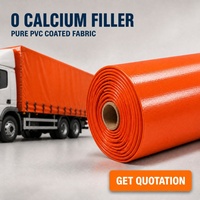 Bâche en tissu PVC enduit FLFX pour camion, double face enduite, 900 GSM, 1100D, résistante au froid, haute résistance, en rouleau pour couverture de camion