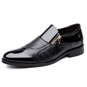 QLFashion grande taille nouveaux hommes bout pointu chaussures d'affaires Style britannique mode robe costume marié mariage Derby - Product Image 5