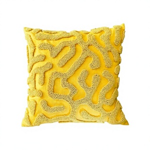 Designer Tufted Boho Cushion Cover By <b>Indian</b> Textiles H/L Handwoven Decorative <b>Throw</b> Pillow Luxury Boho Pillow Hot Selling - Product Image 1