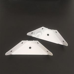 Support mural triangulaire en acier laminé à froid, grande taille, pour armoire, finition peinture blanche, pour étagère murale - Product Image 2