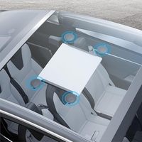 Kit de fixation à ventouse portable Starlink Mini avec finition thermolaquée pour toits ouvrants de voiture - Modèle standard