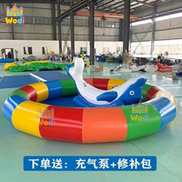 Piscine auto-gonflante stable à structure renforcée pour location commerciale