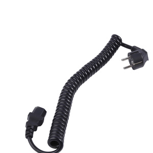 PVC cách điện C13 xoắn ốc dây điện với cắm hậu tố và EU cắm - Product Image 3