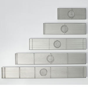 Cubierta extraíble <span class=keywords><strong>Rejilla</strong></span> Lavabo Escurridor Residuos Fregadero de cocina Rectangular Desagüe de piso de jardín - Product Image 6