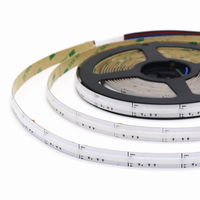 Bandes LED Cob RVBW Pleine Couleur 5M USB Intelligentes Adressables RGBIC DC12V 24V avec Contrôleur IP67 et Rendu des Couleurs Automatique