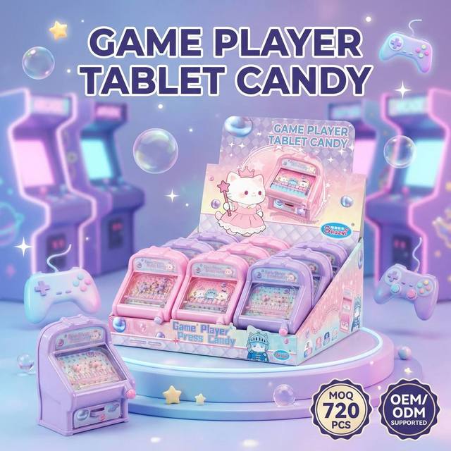 Hot Selling 4g Game Player Tablet Candy Toys Interactive Pinball Machine Toy Candy for Kids School Rewards Wholesale