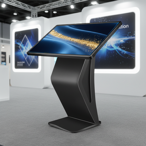 Kiosque horizontal interactif intelligent avec écran tactile, table numérique, affichage dynamique, borne de libre-service, podium, pupitre, équipement - Product Image 2