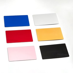 Placas de identificación personalizadas de acero inoxidable cepillado, etiquetas metálicas en blanco para muebles, puertas de madera y gabinetes - Product Image 3