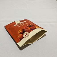 Sacs d'emballage personnalisés imprimés en film givré enduit d'aluminium pour snacks, sacs à fond plat autoportants pour pain et produits secs (résistants aux alcalis)