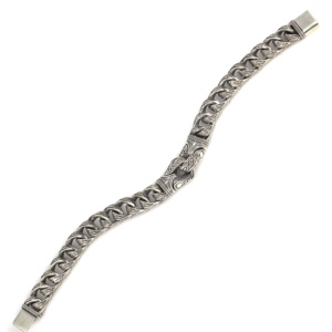 Bracelet pour femme à motif ottoman, gravé à la main, bijoux turcs faits à la main, romantique, pierre naturelle - Product Image 4