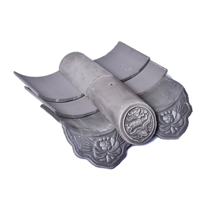 Tuiles de toit en argile de style coréen non vernissées, décoration de maison Hanok, toit de temple antique - Product Image 5
