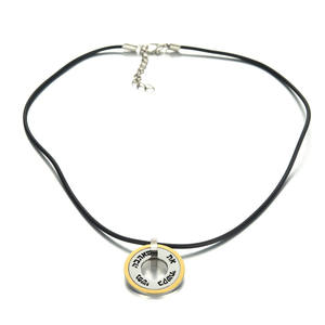 Collier en acier inoxydable Yiwu Aceon, Kabbale <span class=keywords><strong>juive</strong></span>, Shema Israël, Judaïca, <span class=keywords><strong>pendentif</strong></span> porte-bonheur - Product Image 5