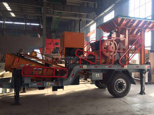 90-650TPH Aggregat mobile Steinbrecher Preis, tragbare Beton zerkleinerung anlagen zum Verkauf - Product Image 2